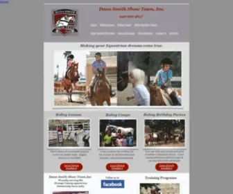 Danasmithshowteam.com(Horseback riding) Screenshot