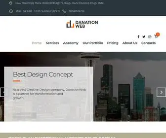 Danationweb.com(Dedicated to service) Screenshot