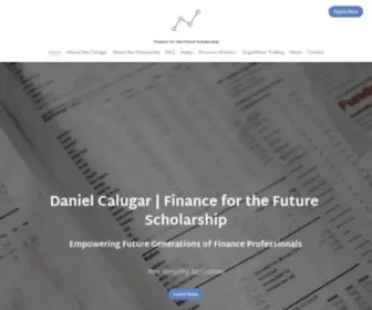 Dancalugarscholarship.com(Daniel Calugar) Screenshot