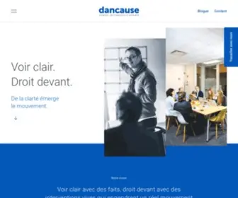 Dancause.net(Conseillers en stratégie d'affaires) Screenshot