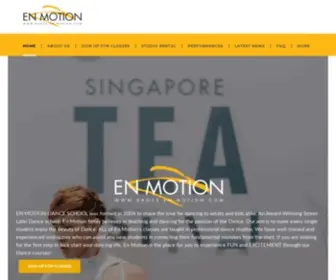 Dance-EN-Motion.com(Salsa Bachata Afro Mambo Reggaeton Dance Classes in Singapore) Screenshot