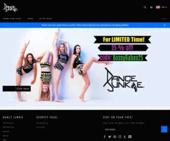 Dance-Junkie.com(Dance Junkie Brand & Online Boutique) Screenshot