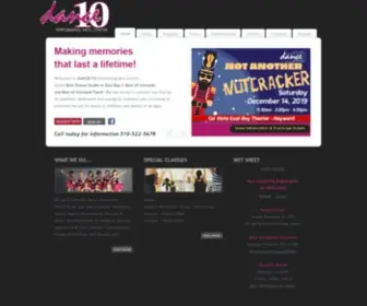 Dance10.org(Dance/10 Performing Arts Center) Screenshot