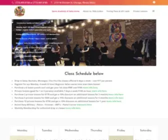 Danceacademyofsalsa.com(Dance Academy of Salsa) Screenshot