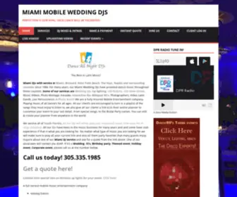 Danceallnightdjs.com(Miami DJ) Screenshot