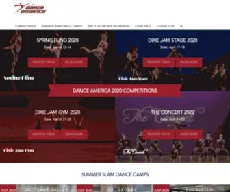 Danceamericausa.com(Dance America) Screenshot