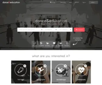 Danceandeducation.com(Dance&education) Screenshot