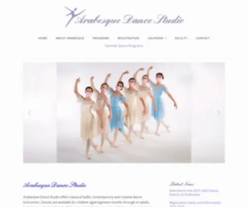 Dancearabesque.ca(Dancearabesque) Screenshot