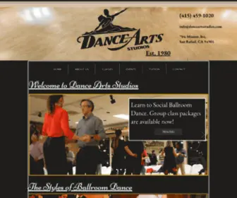 Danceartsstudios.com(Dance Arts Ballroom & Fitness Studio) Screenshot