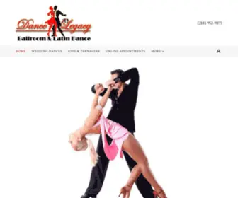 Danceatlegacy.com(Dance Lessons) Screenshot