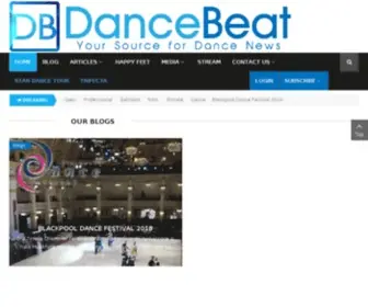 Dancebeat.com(Dance Beat Magazine) Screenshot