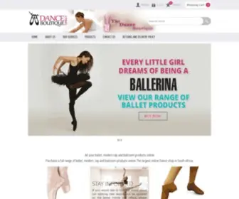 Danceboutiquedirect.co.za(Dance Boutique Direct) Screenshot