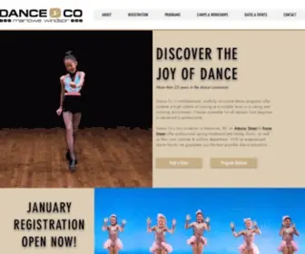 Danceco.com(Dance Co) Screenshot