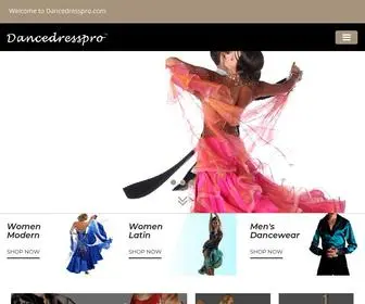 Dancedresspro.com(Cheap ballroom dresses) Screenshot