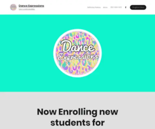 Danceexpressionsfun.com(Home/ Summer Registration) Screenshot