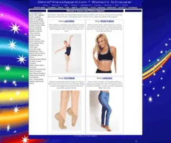 Dancefitnessapparel.com(Women's Activewear) Screenshot