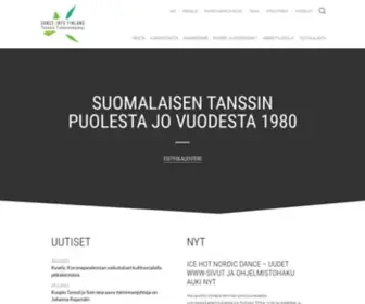 Danceinfo.fi(Tanssin Tiedotuskeskus) Screenshot