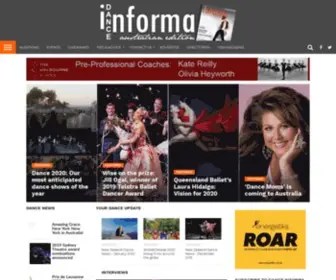 Dancemagazine.com.au(Dance Informa Magazine) Screenshot