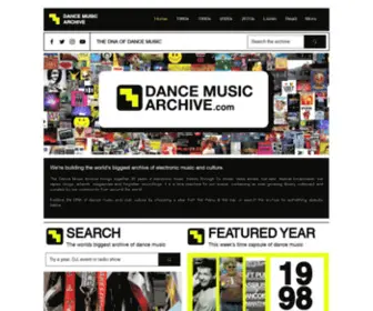 Dancemusicarchive.com(Dance Music Archive) Screenshot