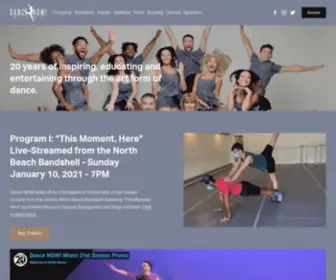 Dancenowmiami.org(Dance NOW) Screenshot