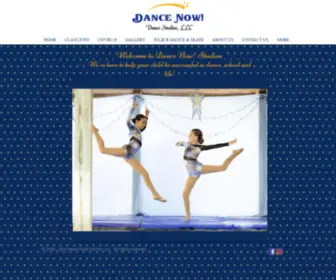 Dancenowstudios.com(Dance Now) Screenshot