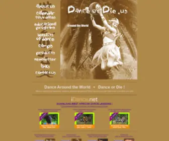 Danceordie.us(West African Dance) Screenshot