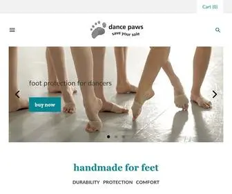 Dancepaws.com(Dance Paws save your sole) Screenshot