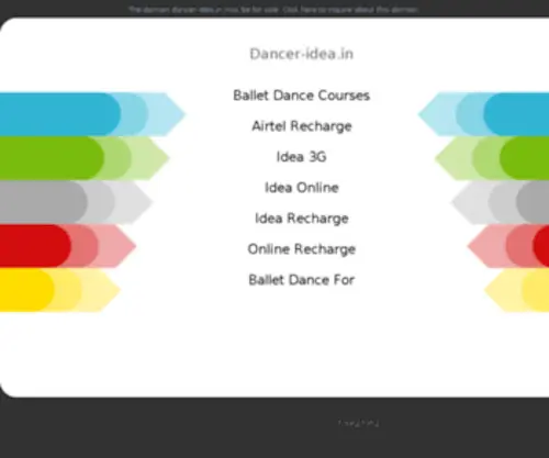 Dancer-Idea.in(Dancer Idea) Screenshot