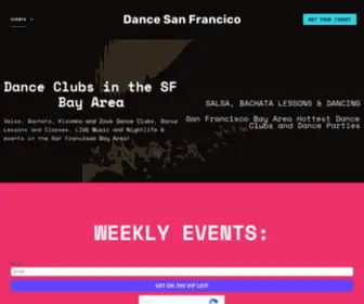 Dancesanfrancisco.com(EVENTS) Screenshot