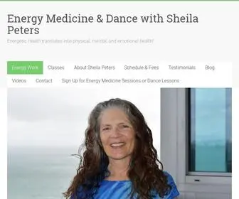 Dancesheilapeters.com(Energetic Heath translates into physical) Screenshot