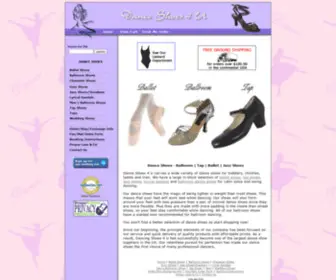 Danceshoes4U.com(Ballroom Dance Shoes and Dancesport shoes) Screenshot