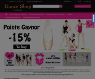 Danceshopmadrid.com(Tienda ropa de ballet clásico) Screenshot