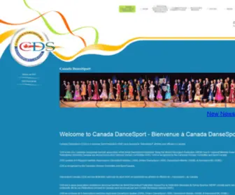 Dancesport.ca(Canada DanceSport) Screenshot