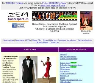 Dancesport.uk.com(Dancesport UK) Screenshot