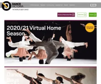 Dancevictoria.com(Dance Victoria brings the World's Best Dance to Victoria Canada) Screenshot