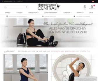 Dancewearcentral.de(Dancewear Central) Screenshot