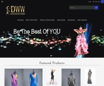 Dancewearworks.com(Dance Dresses) Screenshot