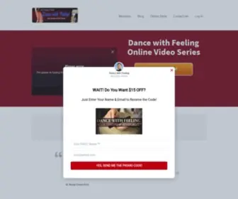 Dancewithfeeling.com(Salsa timing) Screenshot