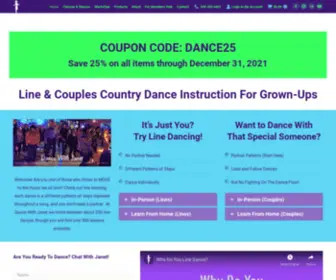 DancewithJanet.com(Dance With Janet) Screenshot