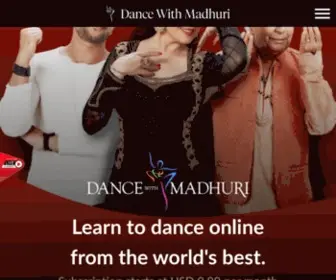 Dancewithmadhuri.com(Dance with Madhuri) Screenshot