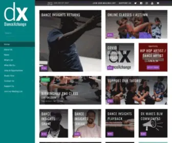 Dancexchange.org.uk(DanceXchange) Screenshot