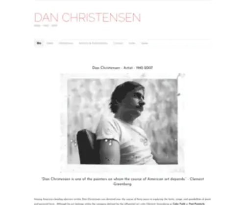 Danchristensen.com(Bio) Screenshot