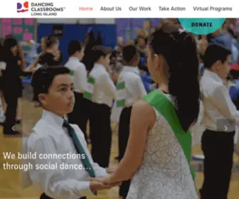 Dancingclassroomsli.org(Dancing Classrooms Long Island) Screenshot