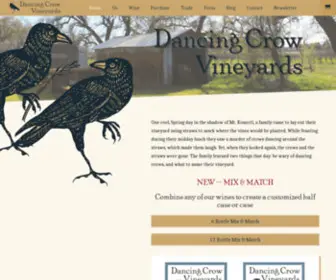 Dancingcrow.com(Dancing Crow Vineyards) Screenshot