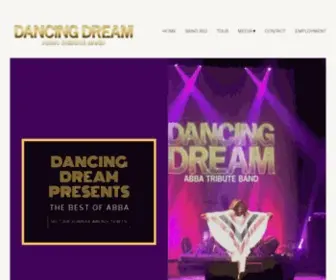 Dancingdreamtribute.com(Live ABBA Tribute Band) Screenshot