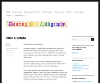 Dancingpencalligraphy.com(Dancing Pen Calligraphy) Screenshot