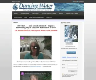 Dancingwithwater.com(Deep within each of us is a longing to dance with the water) Screenshot