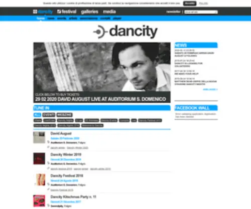 Dancity.it(Festival di musica elettronica) Screenshot