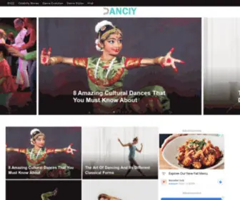 Danciy.com(All About Stars) Screenshot