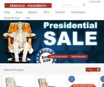 Dancomodern.com(Bring lasting comfort and style into your home. Danco Modern) Screenshot